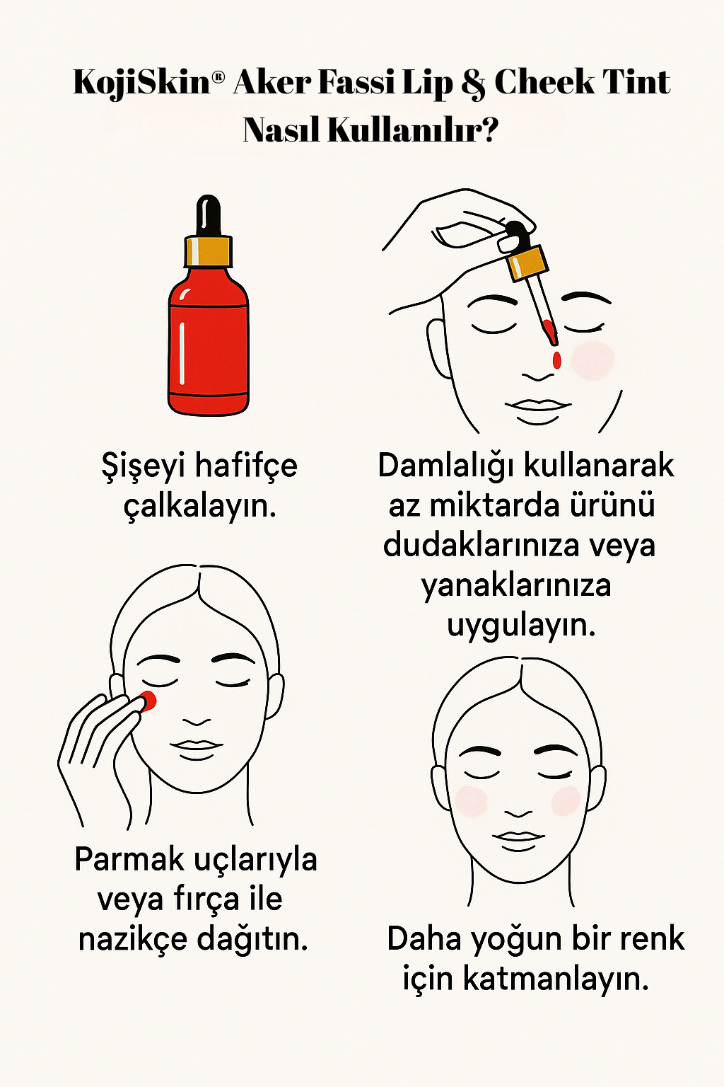 KojiSkin® Aker Fassi Lip & Cheek Tint